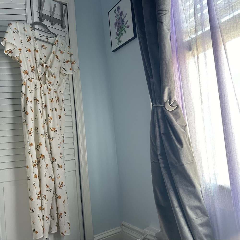 Forever 21 Floral Jumpsuit